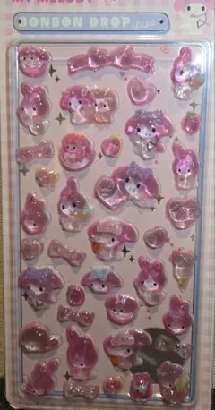 サンリオ ボンボンドロップシール　マイメロ　マイメロディ