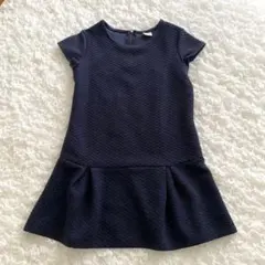 ザラ ガールズ キッズZARA GIRLS KIDS ワンピース ネイビー