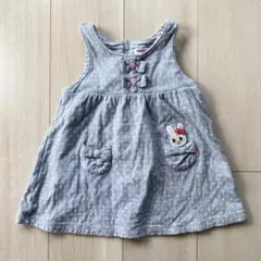 ミキハウス　ドットワンピース