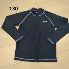 Nike ラッシュガード XS 130 黒/紫