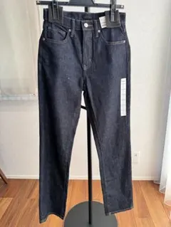 UNIQLO スリムストレートハイライズジーンズ 23 (58.5cm)