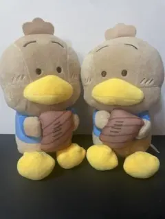 あひるのペックル　ぬいぐるみ　スシロー　限定　はぴだんぶい　はぴなついぇい