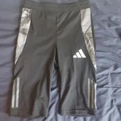 adidas スリムフィット ハーフパンツ L グレー