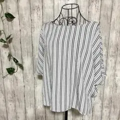 美品✨【ROPE PICNIC】2WAY ストライプカットソー
