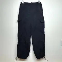 アルページュストーリー　ナイロンカーゴパンツ 黒　ブラック　カジュアル　シンプル
