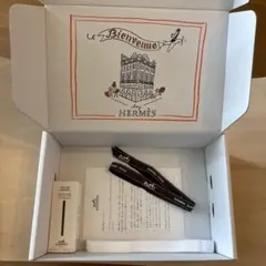 【HERMES】ラッピングボックス、リボン、ゴムバンド、リップ空箱　セット