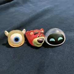 PIXAR ファッションリングロイヤルクリア　ロッツォ　リトルマイキー　イヴ