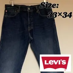 Levi's 501 ストレートデニムパンツ ボタンフライ パキスタン製 W33