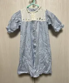 美品　familiar ファミリア カバーオール ロンパース くま 新生児 50