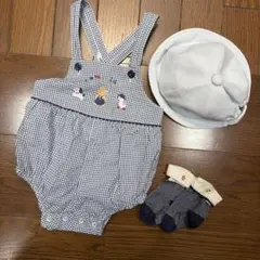 familiar カバーオールロンパース　70cmまとめ