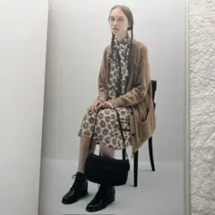 5万◆新品◆ルック掲載ラックスIVORIESキャメルカーディガンダニエラグレジス