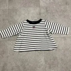 ストライプ柄長袖Tシャツ（95cm以下）