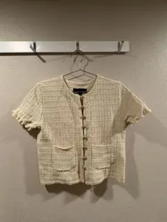 ZARA 半袖カーディガン L