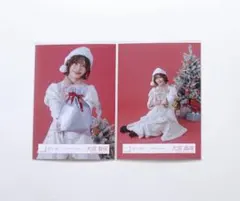 櫻坂46 大沼晶保 2025年サンタ衣装 チュウ座り