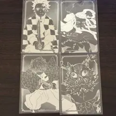 鬼滅の刃　箔カードコレクション　炭治郎　禰豆子　善逸　伊之助