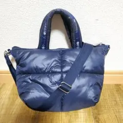 ムータマリン muta 2WAY ダウンバッグ ショルダーベルト付 ボーダー柄