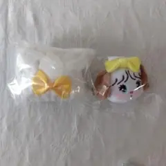 mikko characters フェイス巾着　まえがみクリップ soffle