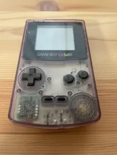 ゲームボーイカラー GBC-001 クリアパープル 本体