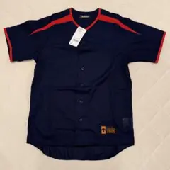 DESCENTE DB-49M 練習着 ユニフォーム ネイビー/レッド　Mサイズ