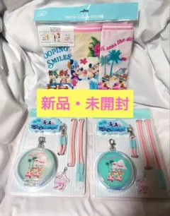 ディズニーリゾート スマートフォンアクセサリー ミニタオル 3個セット