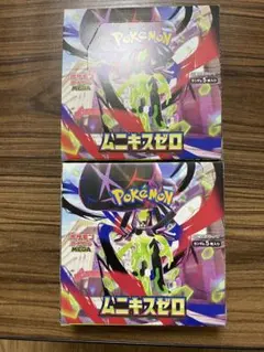 ポケモンカードゲーム ムニキスゼロ 2box シュリンク無し ペリペリ有り