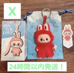 【正規品】PIN FOR LOVE Labubu アルファベット【X】