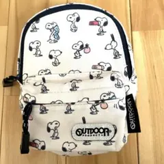 スヌーピー×outdoor バックパック型ポーチ