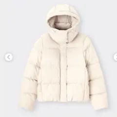 GU　ヒートパデットブルゾン　洗濯可　ナチュラル　М