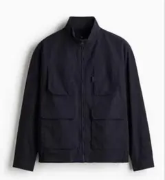 【即発送】H&M ルーズフィット ナイロンユーティリティジャケットsサイズ黒のサムネイル