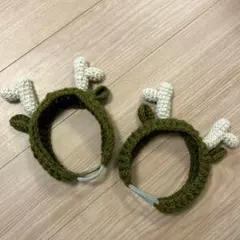 ハンドメイド 辰の角 トナカイの角 2個セット