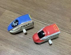 プラレール 新幹線風車両 2台セット　ゼンマイ