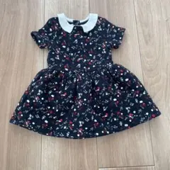 プチバトー キルティングワンピース　3ans 36m 24m