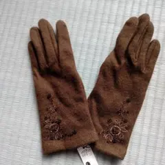手袋 M ビーズ刺繍