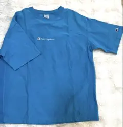 【美品】Champion 青 Tシャツ