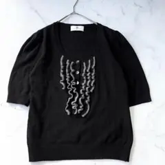 ✨美品✨OLD ENGLAND オールドイングランド　 半袖セーター　カシミアのサムネイル