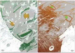 ヒロアカ 原画展 アートポスター2枚セット The Beginning