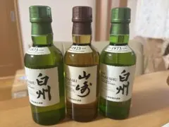 サントリー 山崎 白州 シングルモルト ウイスキー 180ml 4本セット