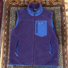 か*ず様 パタゴニア レトロXベスト 2020秋冬モデル パープル XL