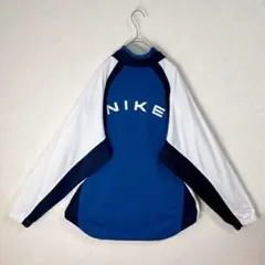 90s　NIKE　ジャージ　トラックジャケット　バックロゴ　刺繍　XL