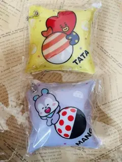 くら寿司 BT21 TATA MANG クッションマスコット 2個セット