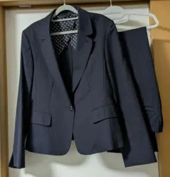 ネイビー ストライプ ビジネススーツジャケット