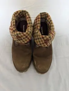 希少 00s timberland × woolrich 紫 スエード ブーツ - メルカリ