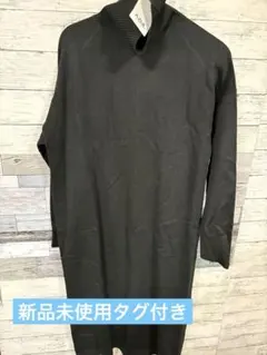 《新品未使用タグ付》AZUL ハイネック 黒ニットセーター Lサイズ