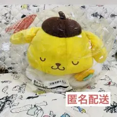 ●サンリオ　当たりくじ　ポムポムプリン　寝そべりぬいぐるみ　ラストワン賞