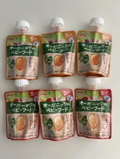 森永 オーガニックベビーフード 6個セット 5ヶ月頃からのサムネイル