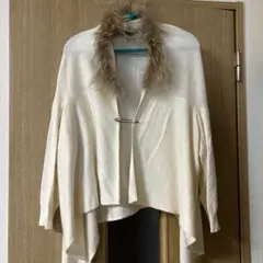 ポンチョ カーディガン