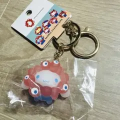 サンリオ×ミャクミャク　なりきりマスコット　シナモロール　クリアカラー