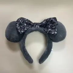 ディズニー カチューシャ ミニーちゃん もこもこ