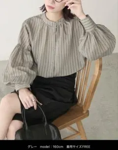 バンドカラーシャツ 長袖