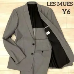 美品✨LES MUES セットアップ スーツ グレー 無地 Y6 青木 春夏
